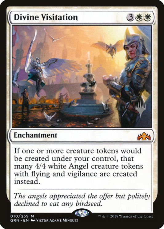 Divine Visitation (Promo Pack) [Guilds of Ravnica Promos] [Foil]