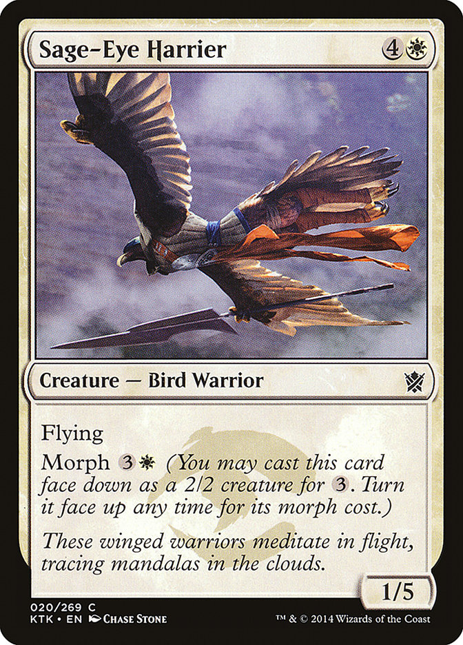 Sage-Eye Harrier [Khans of Tarkir] [Foil]