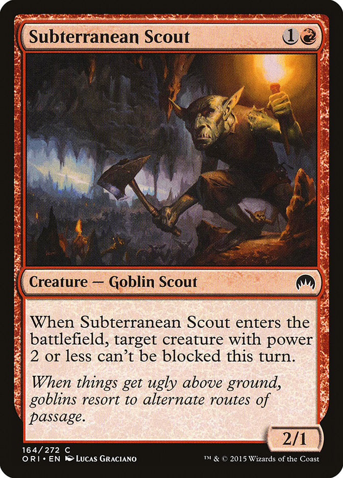 Subterranean Scout [Magic Origins] [Foil]