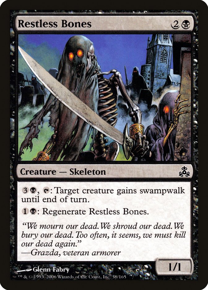 Restless Bones [Guildpact] [Foil]