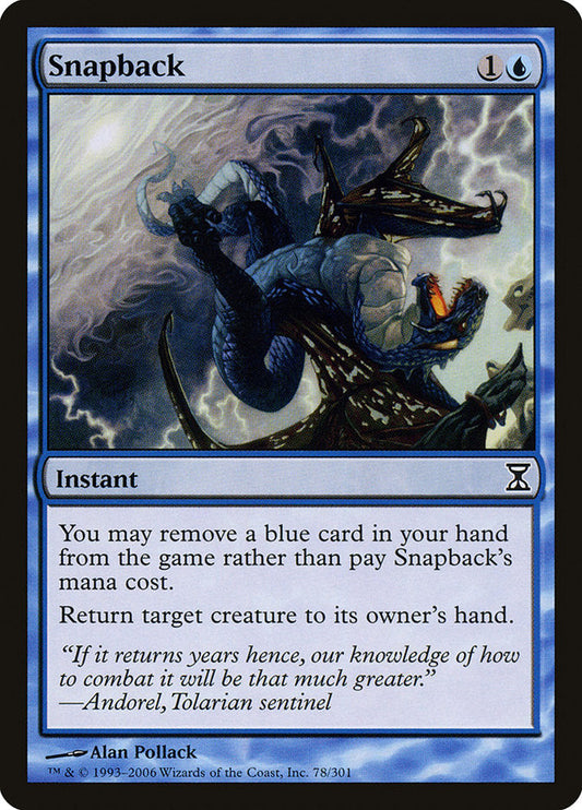 Snapback [Time Spiral] [Foil]