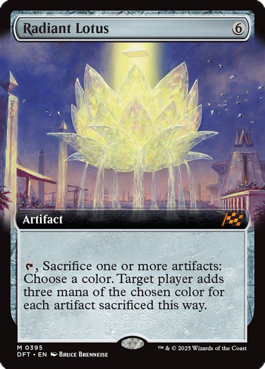 Radiant Lotus (Extended Art) [Aetherdrift Commander] [Foil]