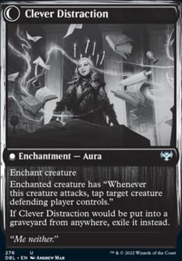Distracting Geist // Clever Distraction [Innistrad: Double Feature] [Foil]