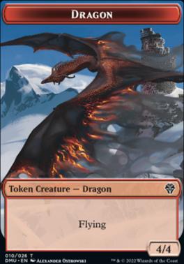 Phyrexian // Dragon Double-Sided Token [Dominaria United Tokens]