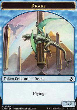 Angel of Sanctions // Drake Double-Sided Token [Amonkhet Tokens]