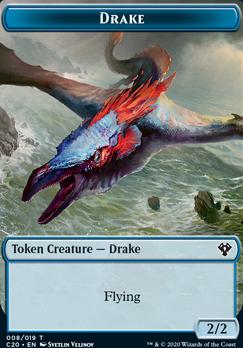 Human Soldier (005) // Drake Double-Sided Token [Commander 2020 Tokens]