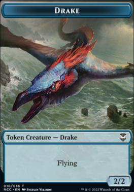 Zombie // Drake Double-Sided Token [Streets of New Capenna Commander Tokens]