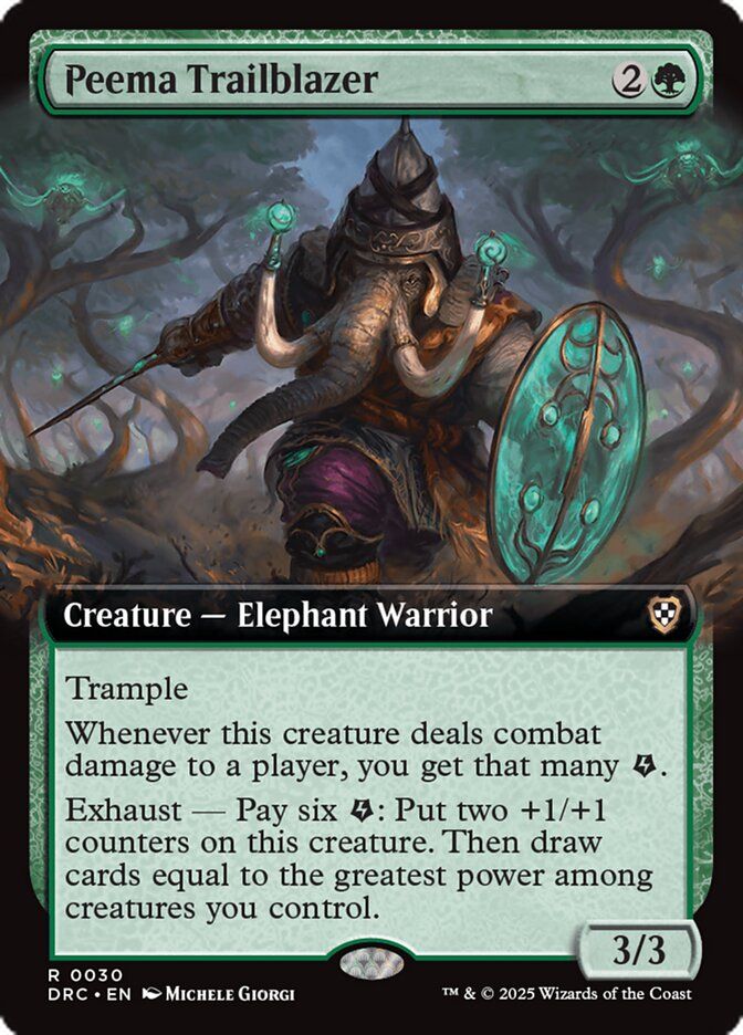 Peema Trailblazer (Extended Art) [Aetherdrift Commander] [Foil]
