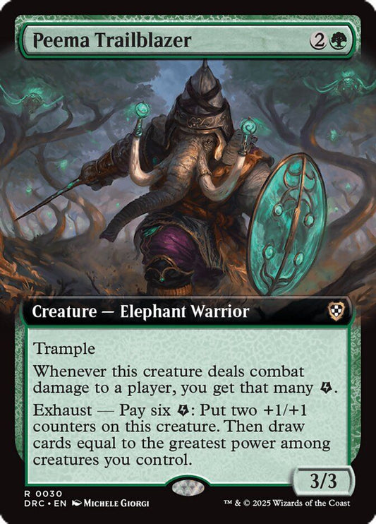 Peema Trailblazer (Extended Art) [Aetherdrift Commander] [Foil]