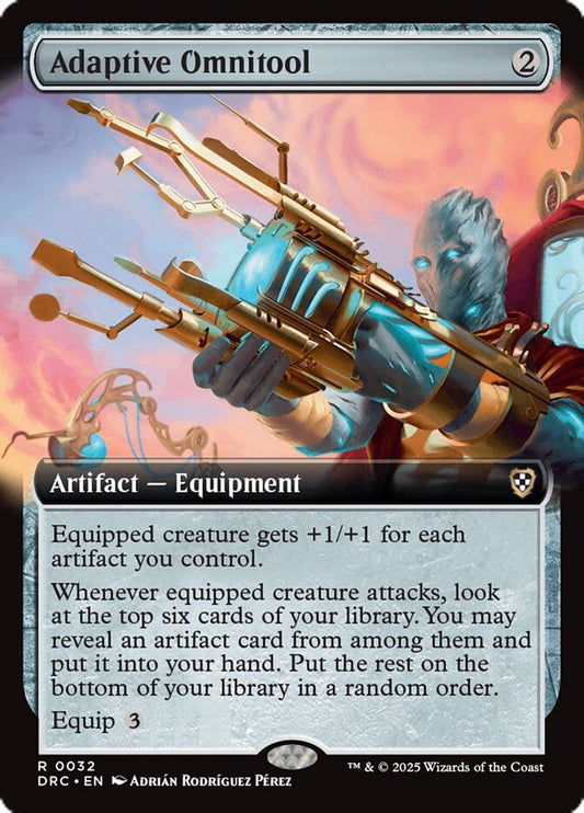 Adaptive Omnitool (Extended Art) [Aetherdrift Commander] [Foil]