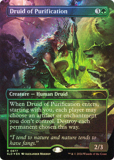 Druid of Purification (Rainbow Foil) [Secret Lair Drop Series]