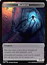 Insect (0005) // Manifest Double-Sided Token [Duskmourn: House of Horror Tokens] [Foil]