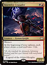 Stormfist Crusader [Duskmourn: House of Horror Commander]