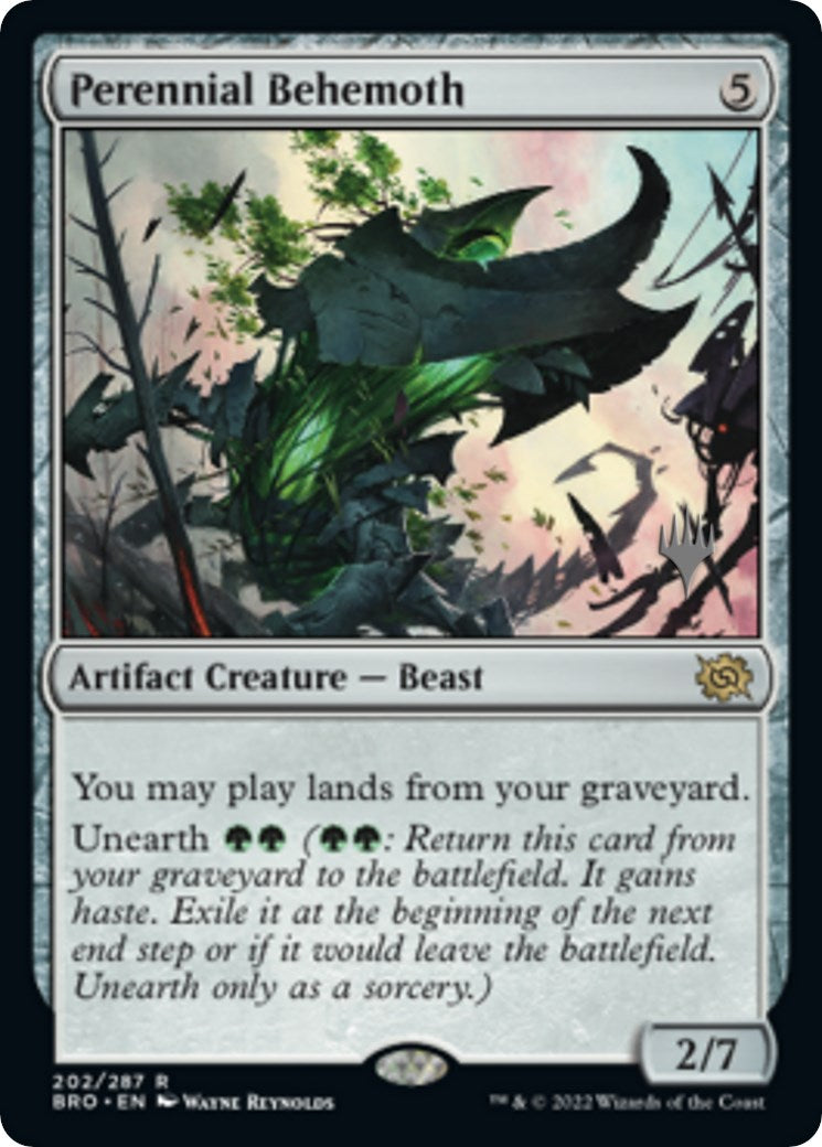 Perennial Behemoth (Promo Pack) [The Brothers' War Promos] [Foil]