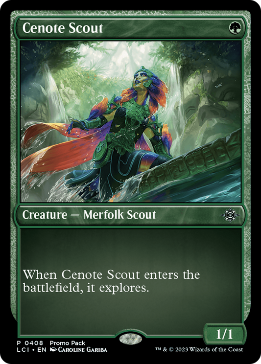 Cenote Scout [The Lost Caverns of Ixalan Promos] [Foil]