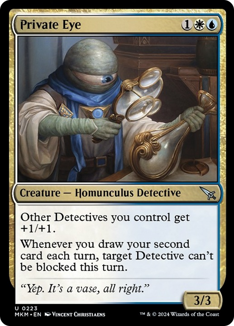 Private Eye [Murders at Karlov Manor] [Foil]