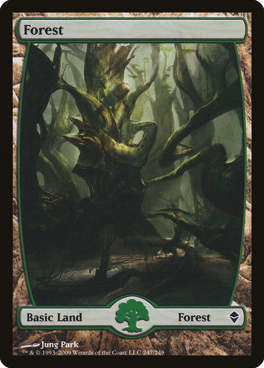 Forest (247) [Zendikar] [Foil]