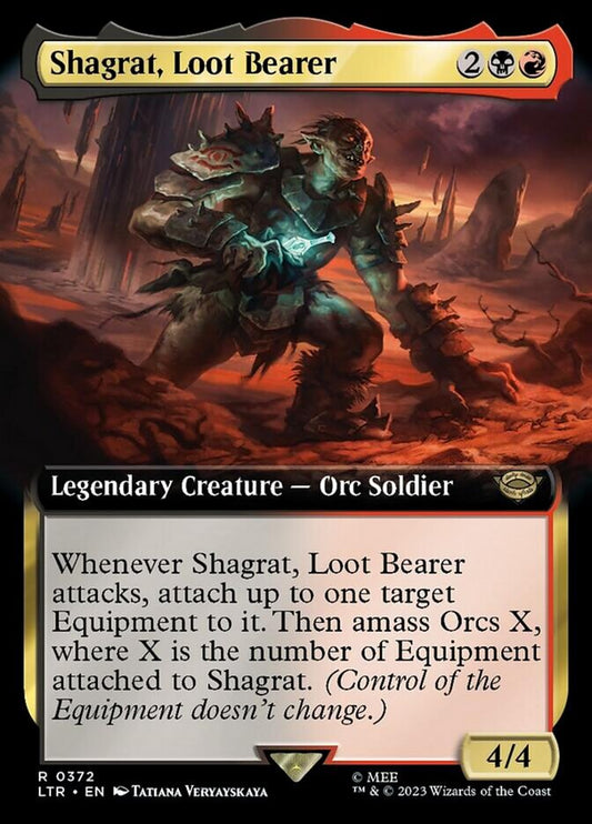 Shagrat, Loot Bearer (Extended Art) [The Lord of the Rings: Tales of Middle-Earth] [Foil]