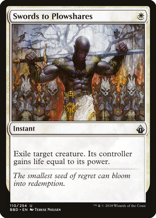 Swords to Plowshares [Battlebond] [Foil]