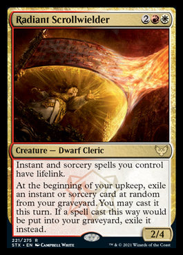 Radiant Scrollwielder [Strixhaven: School of Mages] [Foil]