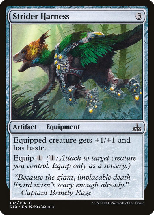 Strider Harness [Rivals of Ixalan] [Foil]