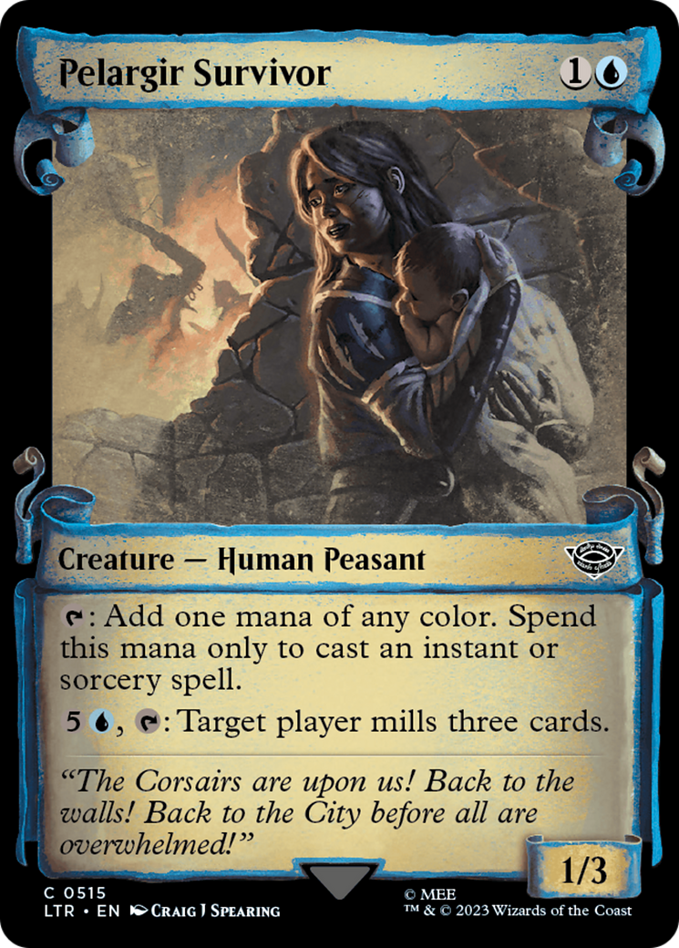 Pelargir Survivor [The Lord of the Rings: Tales of Middle-Earth Showcase Scrolls] [Foil]