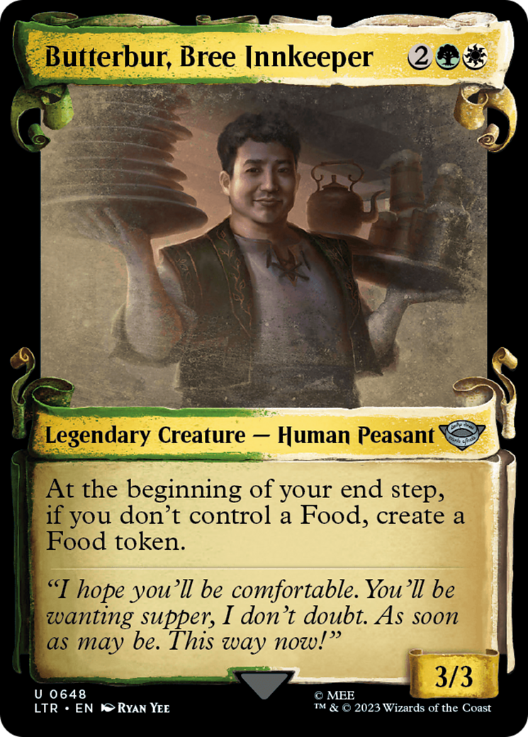 Butterbur, Bree Innkeeper [The Lord of the Rings: Tales of Middle-Earth Showcase Scrolls] [Foil]