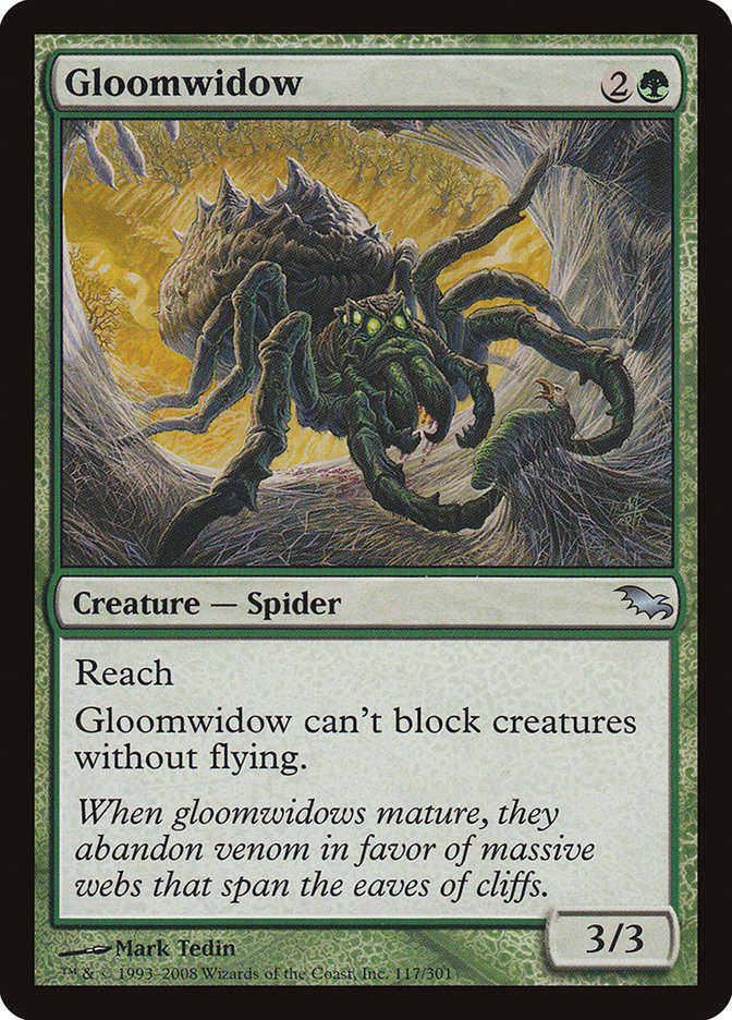 Gloomwidow [Shadowmoor] [Foil]