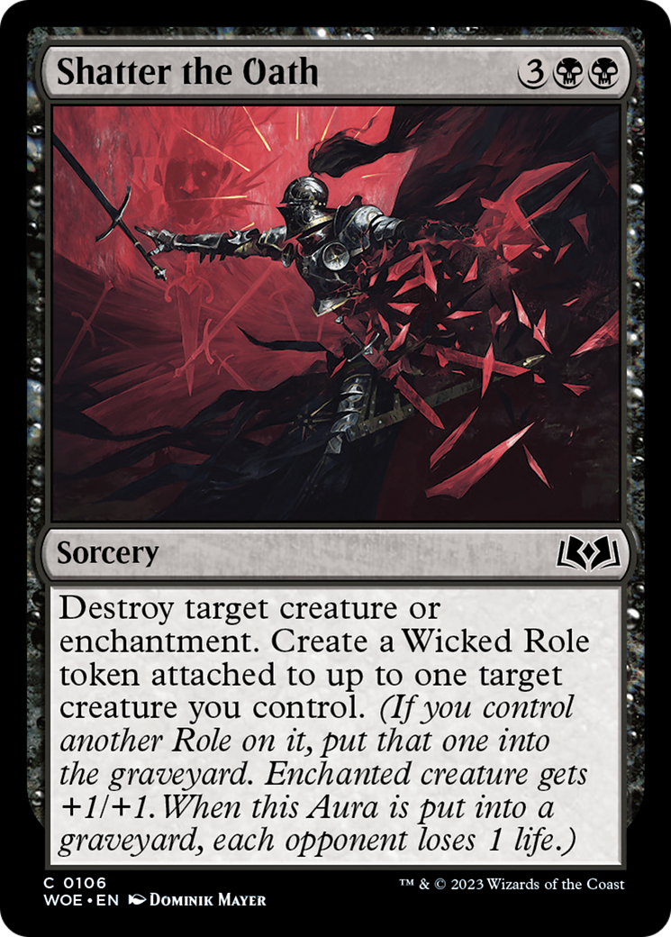 Shatter the Oath [Wilds of Eldraine] [Foil]