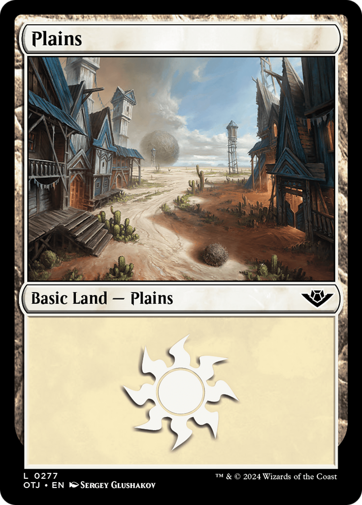 Plains (0277) [Outlaws of Thunder Junction] [Foil]