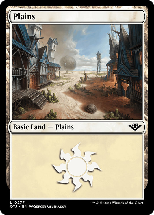 Plains (0277) [Outlaws of Thunder Junction] [Foil]