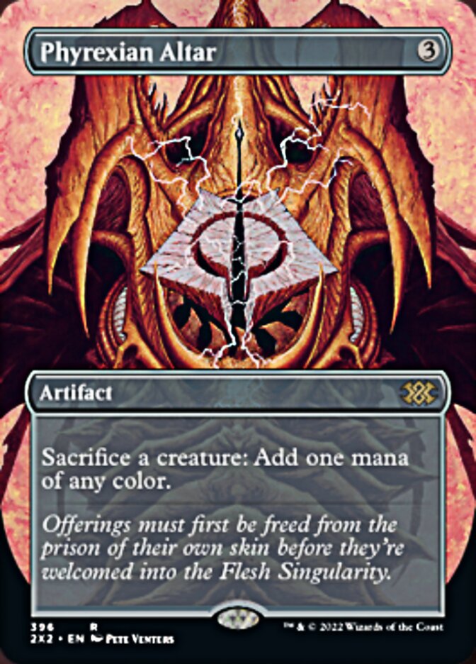 Phyrexian Altar (Borderless Alternate Art) [Double Masters 2022] [Foil]