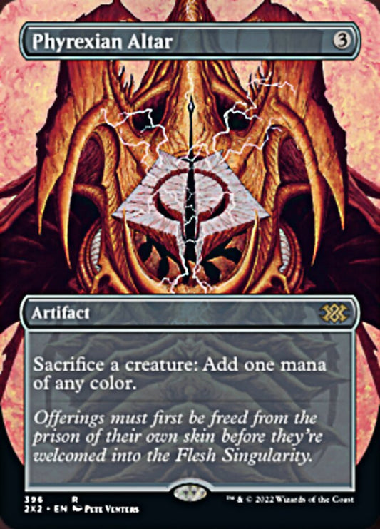 Phyrexian Altar (Borderless Alternate Art) [Double Masters 2022] [Foil]