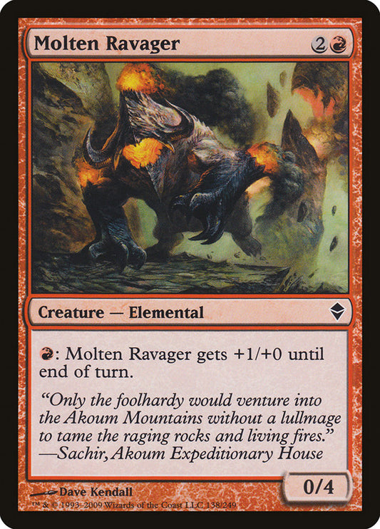Molten Ravager [Zendikar] [Foil]