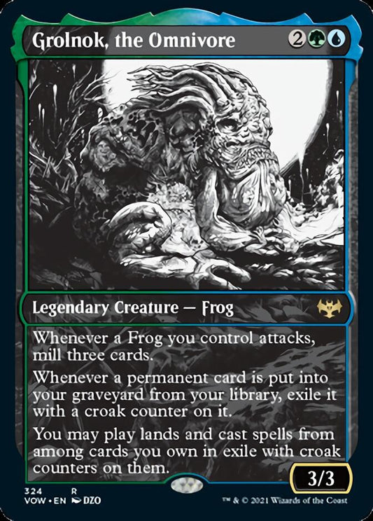 Grolnok, the Omnivore (Showcase Eternal Night) [Innistrad: Crimson Vow] [Foil]