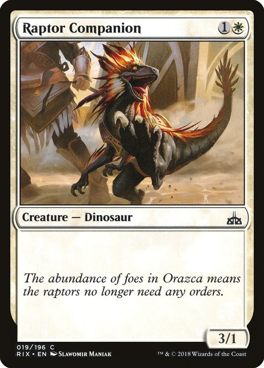 Raptor Companion [Rivals of Ixalan] [Foil]