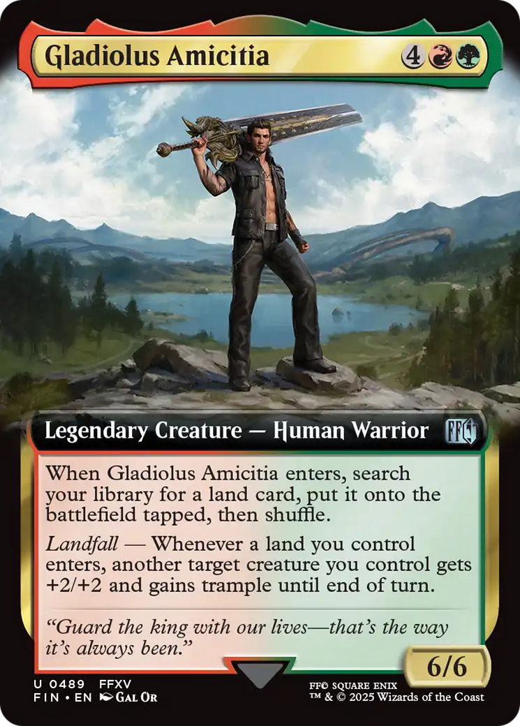 Gladiolus Amicitia (Extended Art) [FINAL FANTASY] [Foil]