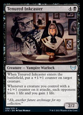 Tenured Inkcaster [Strixhaven: School of Mages] [Foil]