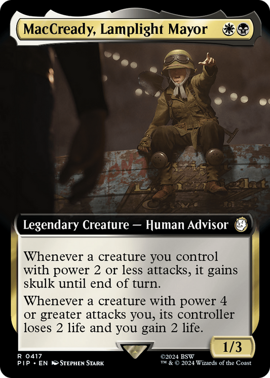 MacCready, Lamplight Mayor (Extended Art) [Fallout] [Foil]