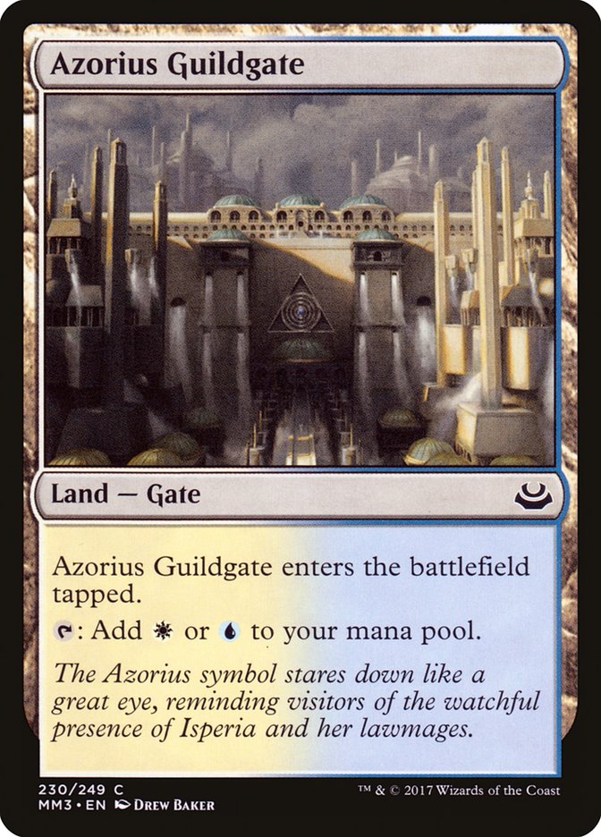 Azorius Guildgate [Modern Masters 2017] [Foil]