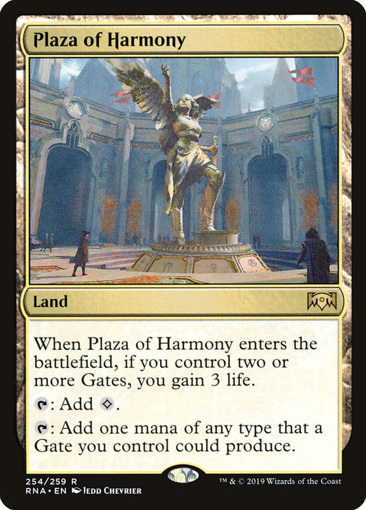 Plaza of Harmony [Ravnica Allegiance] [Foil]