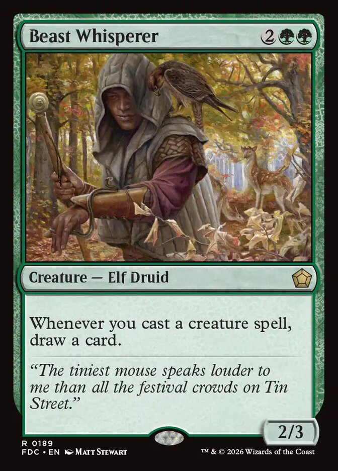 Beast Whisperer [Foundations Commander]