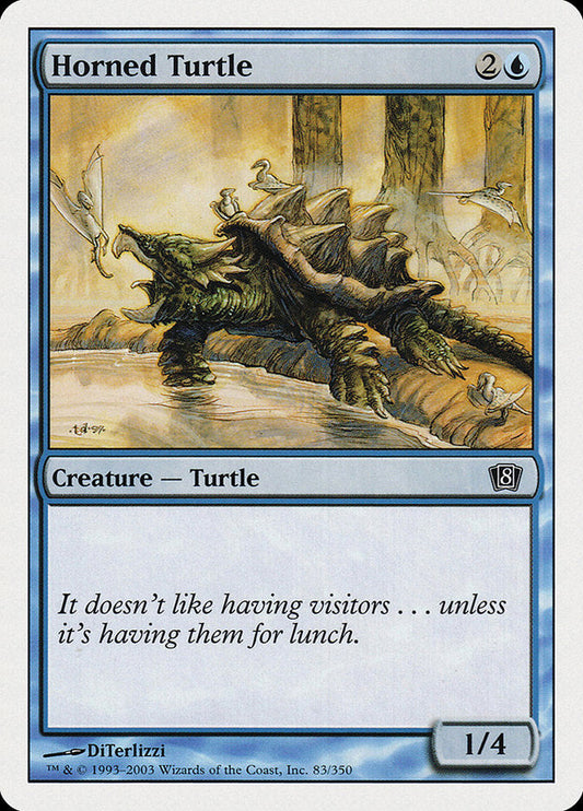 Horned Turtle [Eighth Edition] [Foil]