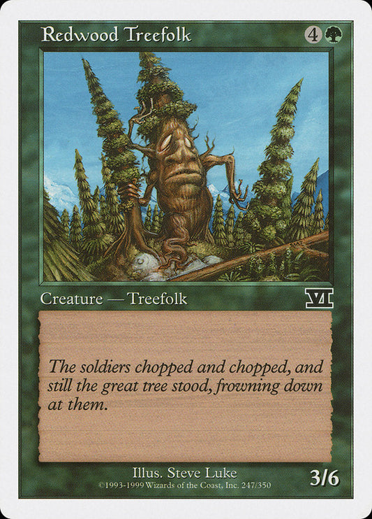 Redwood Treefolk [Sixth Edition]