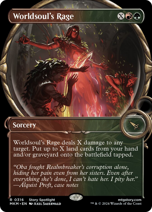 Worldsoul's Rage (Showcase) [Murders at Karlov Manor] [Foil]