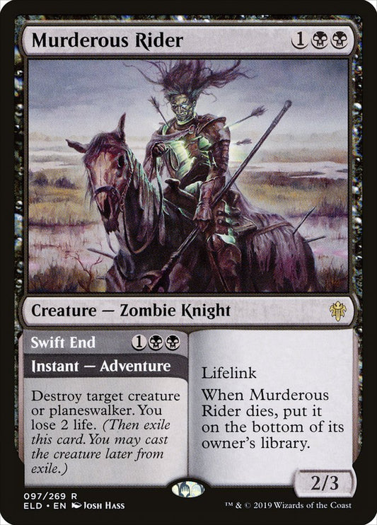 Murderous Rider // Swift End [Throne of Eldraine] [Foil]