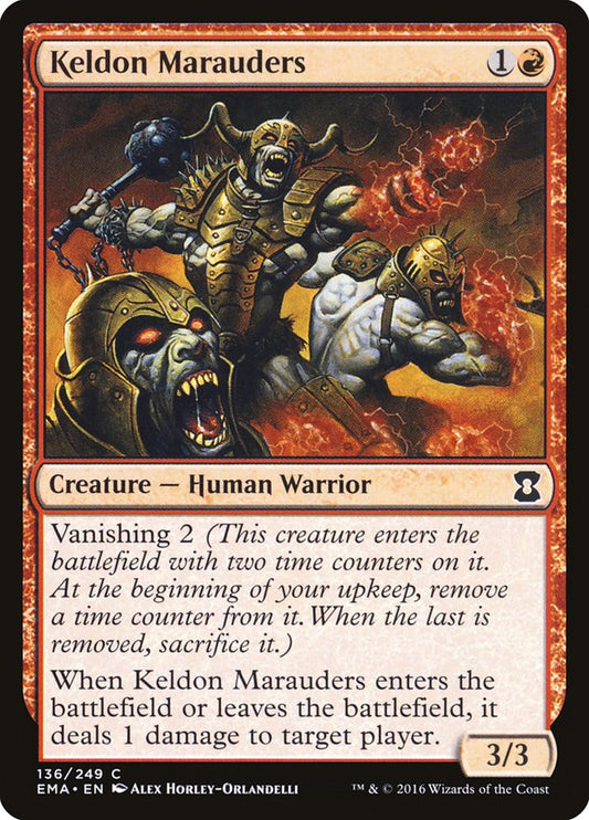 Keldon Marauders [Eternal Masters] [Foil]