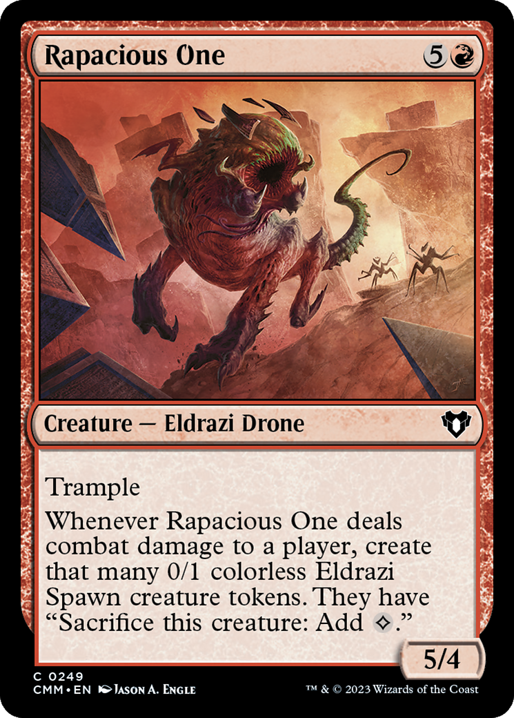 Rapacious One [Commander Masters] [Foil]