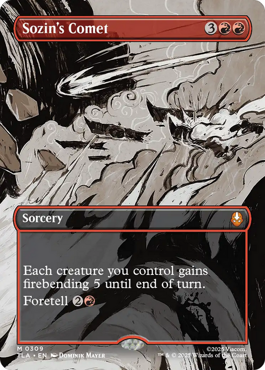 Sozin's Comet (0309) (Borderless) [Avatar: The Last Airbender] [Foil]