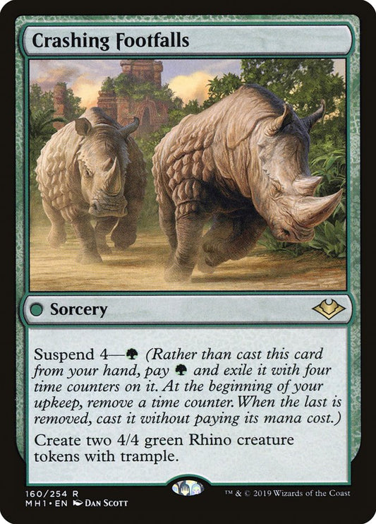 Crashing Footfalls [Modern Horizons] [Foil]